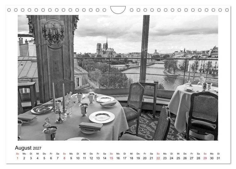 Produktbild: Paris vive la m&eacute;tropole (Wandkalender 2027 DIN A4 quer), CALVENDO Monatskalender