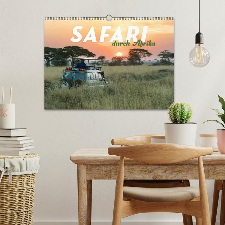 Produktbild: Safari durch Afrika (Wandkalender 2026 DIN A3 quer), CALVENDO Monatskalender