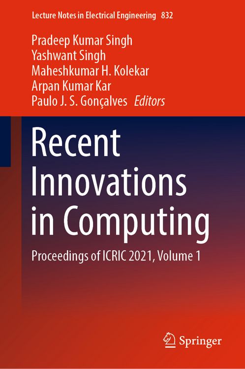 Produktbild: Recent Innovations in Computing