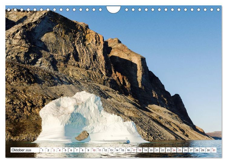 Produktbild: Eisberge - Gr&ouml;nlands magische Eisgestalten (Wandkalender 2026 DIN A4 quer), CALVENDO Monatskalender