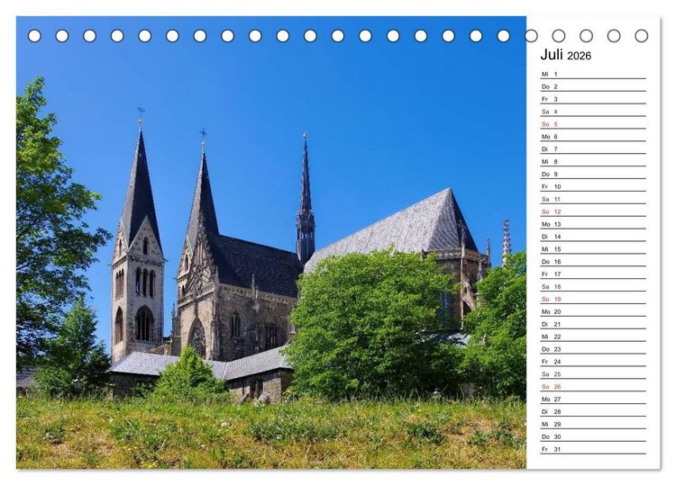 Produktbild: Halberstadt - Das Tor zum Harz (Tischkalender 2026 DIN A5 quer), CALVENDO Monatskalender