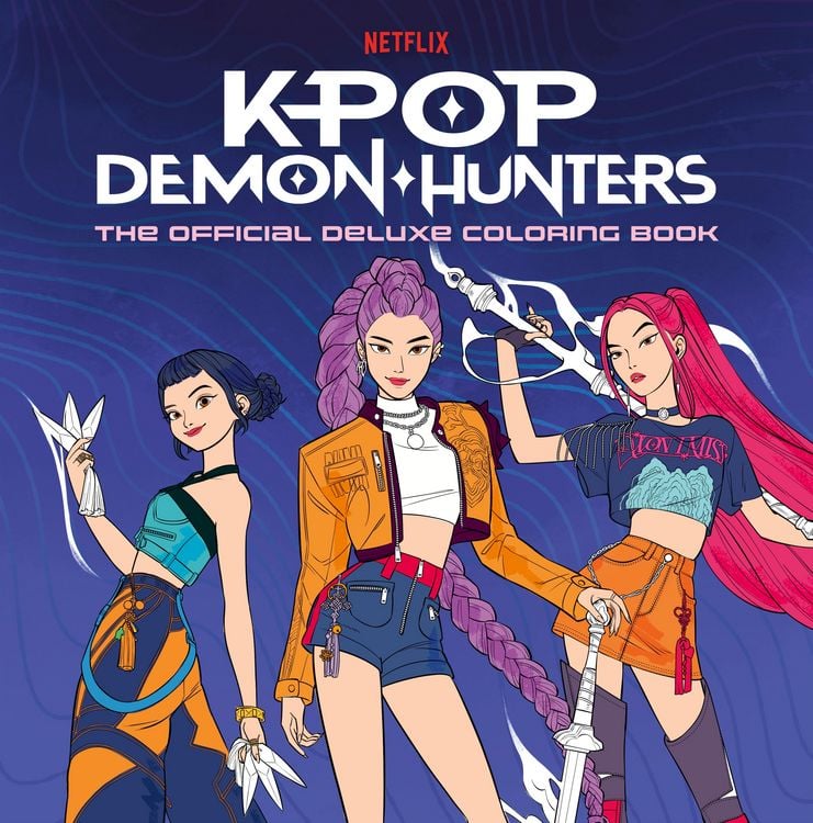 Produktbild: KPop Demon Hunters: The Official Deluxe Colouring Book