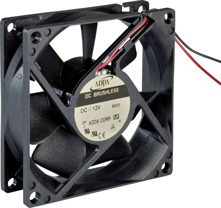 Produktbild: SEPA AS08024HB389300 Axiall&uuml;fter 24 V/DC (L x B x H) 80 x 80 x 38mm