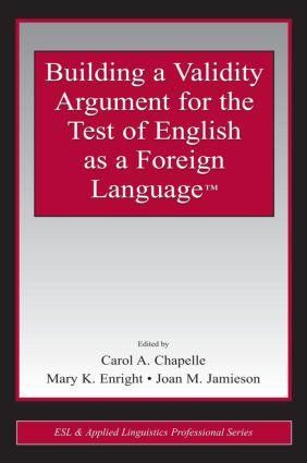 Produktbild: Building a Validity Argument for the Test of English as a Foreign Language(tm)