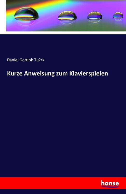 Produktbild: Kurze Anweisung zum Klavierspielen