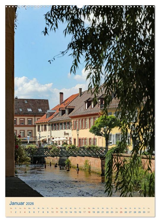 Produktbild: ETTLINGEN (Wandkalender 2026 DIN A2 hoch), CALVENDO Monatskalender