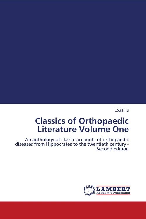 Produktbild: Classics of Orthopaedic Literature Volume One