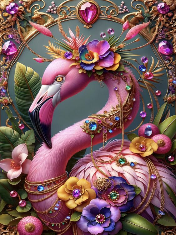Produktbild: CALVENDO Puzzle Magie des Flamingos | 1000 Teile Lege-Gr&ouml;&szlig;e 64x48cm Foto-Puzzle f&uuml;r gl&uuml;ckliche Stunden
