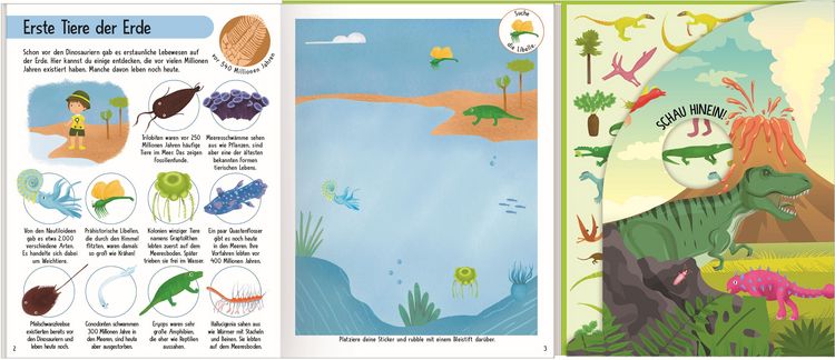 Produktbild: Mein magisches Rubbelsticker-Buch Dinosaurier