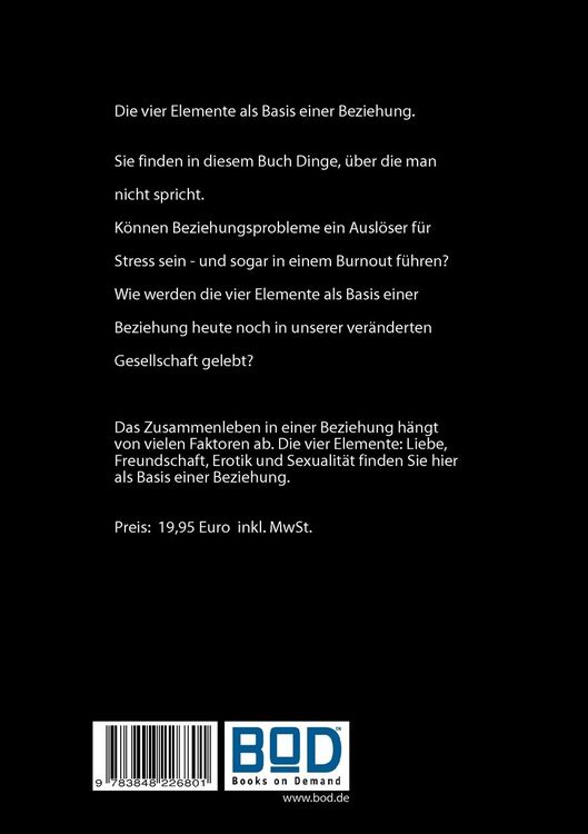 Produktbild: Die vier Elemente als Basis einer Beziehung