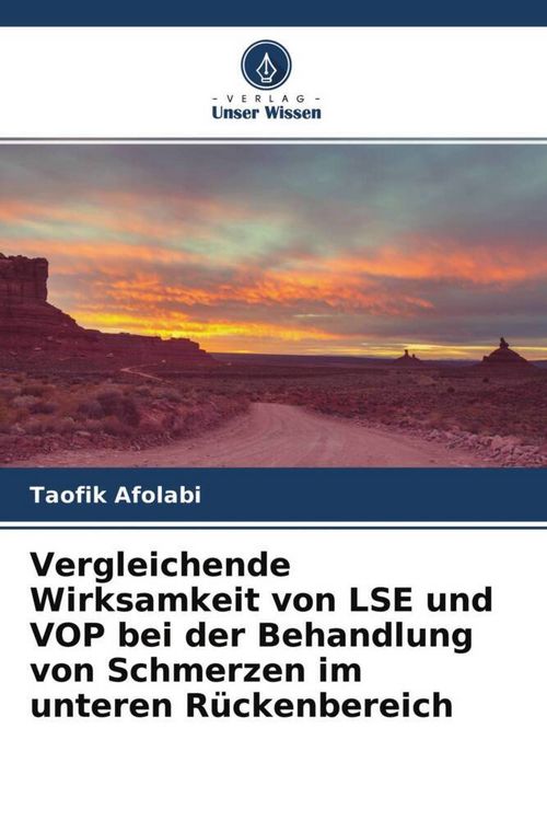 Produktbild: Vergleichende Wirksamkeit von LSE und VOP bei der Behandlung von Schmerzen im unteren R&uuml;ckenbereich