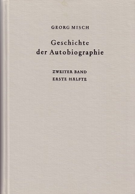 Produktbild: Geschichte der Autobiographie