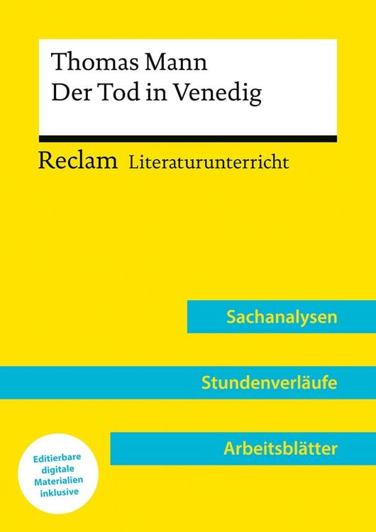 Produktbild: Thomas Mann: Der Tod in Venedig