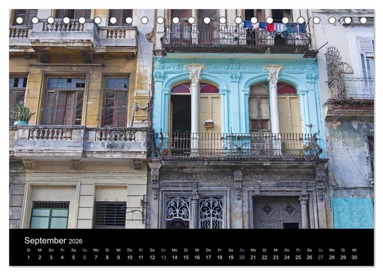 Produktbild: Cuba Highlights (Tischkalender 2026 DIN A5 quer), CALVENDO Monatskalender