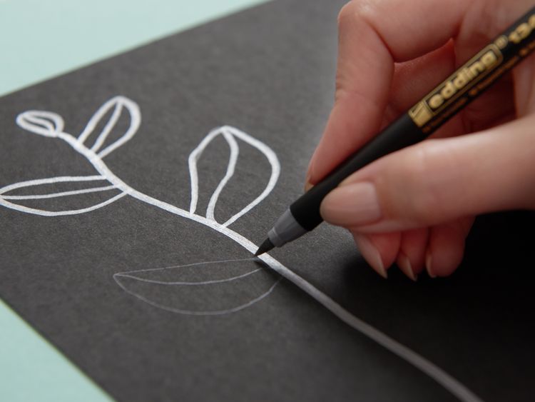 Produktbild: edding 1340 metallic brushpen, Pinselstift 4er-Set Xmas