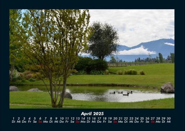 Produktbild: Landschaftskalender 2025 Fotokalender DIN A4