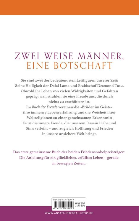 Produktbild: Das Buch der Freude