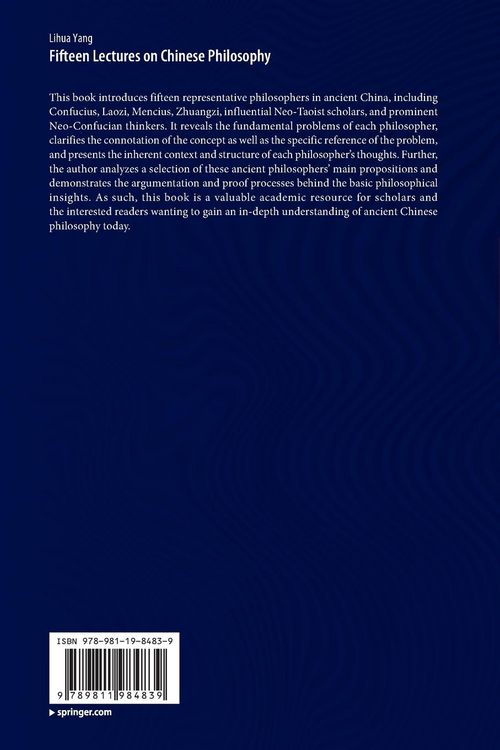 Produktbild: Fifteen Lectures on Chinese Philosophy