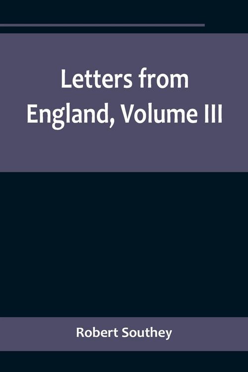 Produktbild: Letters from England, Volume III