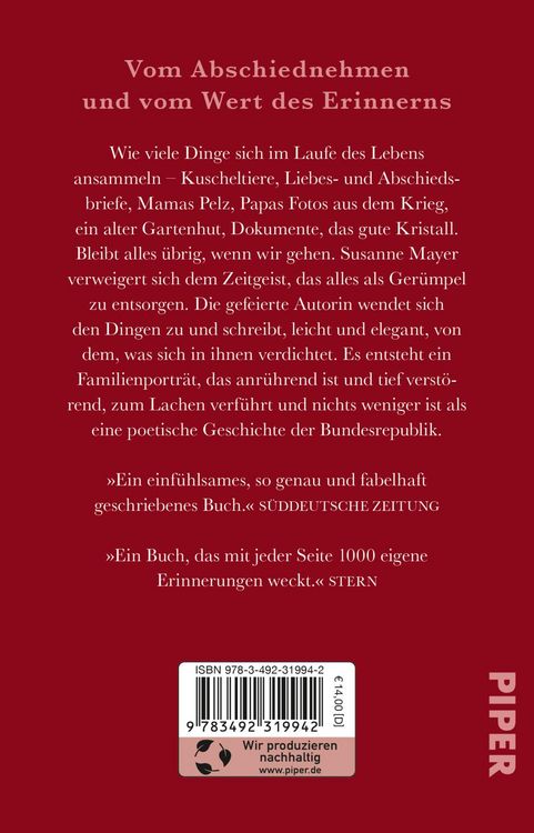 Produktbild: Die Dinge unseres Lebens