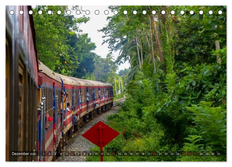 Produktbild: Sri Lanka - Eine Bilder-Reise (Tischkalender 2026 DIN A5 quer), CALVENDO Monatskalender