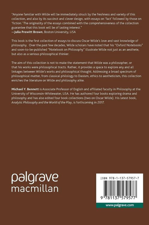 Produktbild: Philosophy and Oscar Wilde