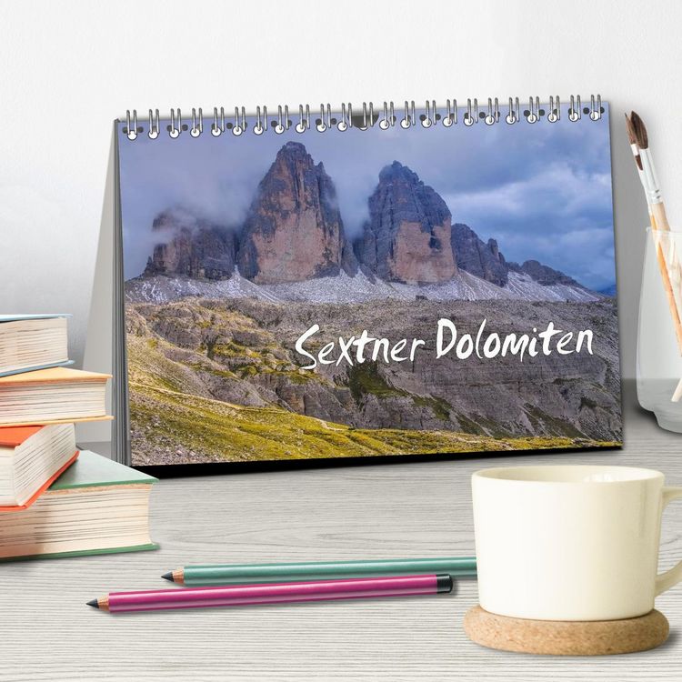 Produktbild: Sextner Dolomiten (Tischkalender 2026 DIN A5 quer), CALVENDO Monatskalender