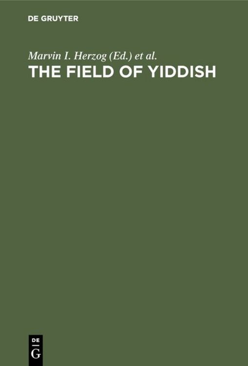 Produktbild: The field of yiddish