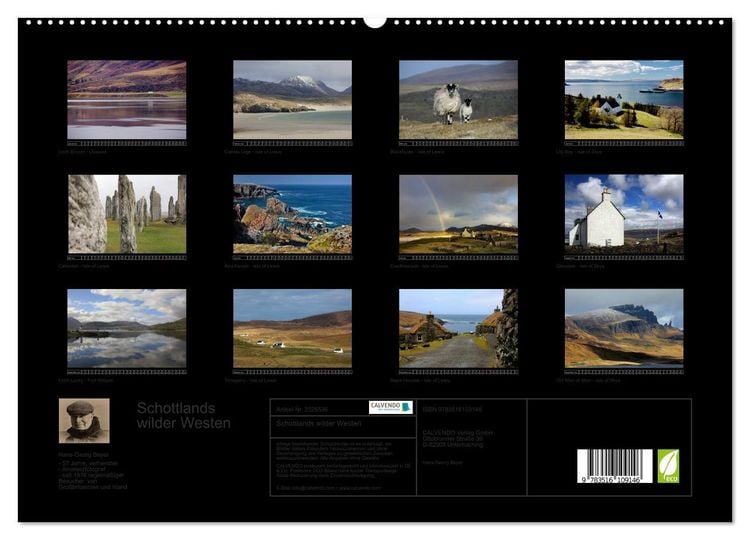 Produktbild: Schottlands wilder Westen (hochwertiger Premium Wandkalender 2026 DIN A2 quer), Kunstdruck in Hochglanz