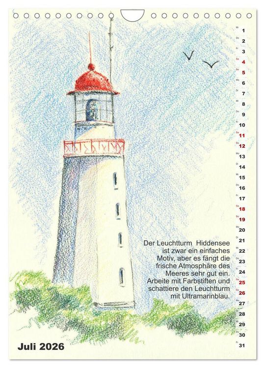 Produktbild: Mal mal mit Stiften (Wandkalender 2026 DIN A4 hoch), CALVENDO Monatskalender