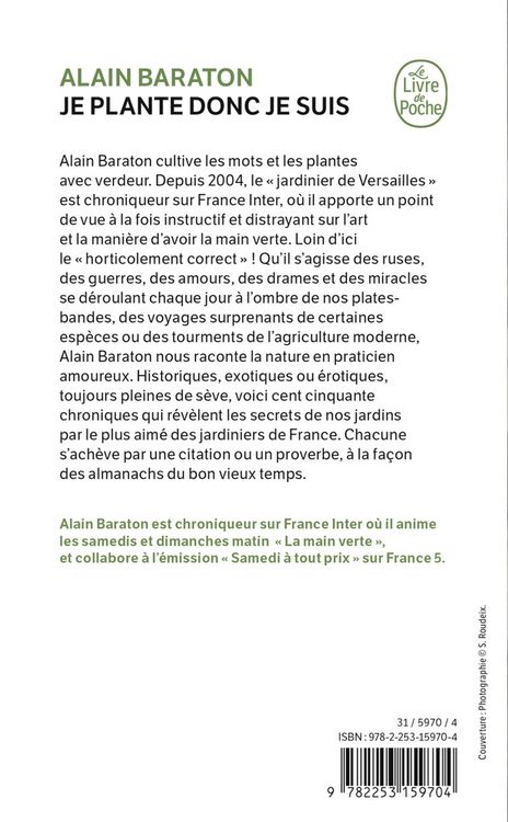 Produktbild: Je plante donc je suis