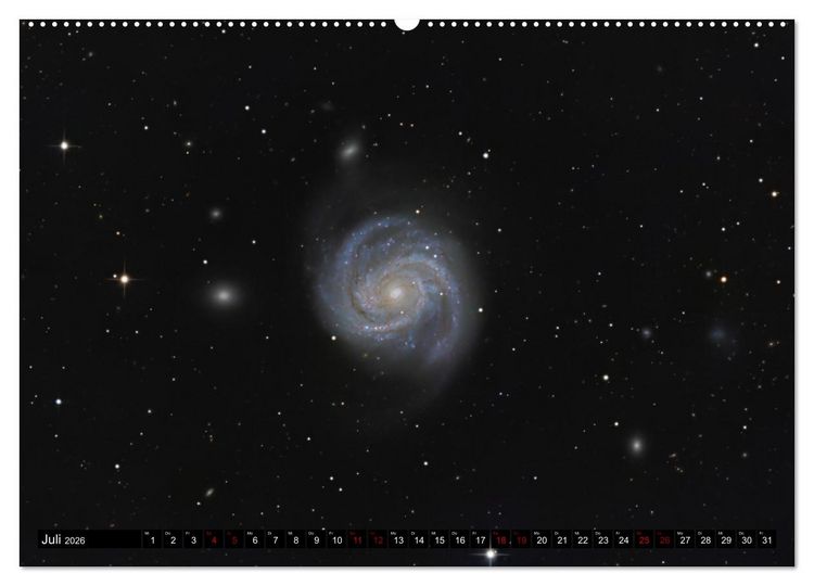 Produktbild: Ein Streifzug durch das Universum (Wandkalender 2026 DIN A2 quer), CALVENDO Monatskalender
