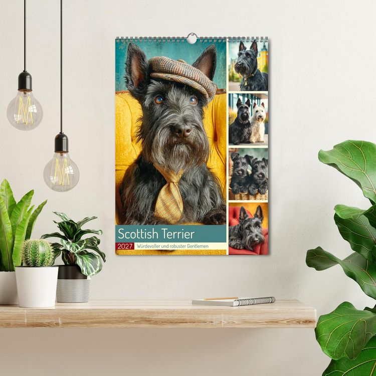 Produktbild: Scottish Terrier. W&uuml;rdevoller und robuster Gentlemen (Wandkalender 2027 DIN A3 hoch), CALVENDO Monatskalender