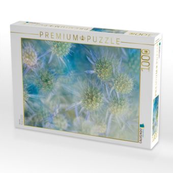 Produktbild: CALVENDO Puzzle Blaudistel | 1000 Teile Lege-Gr&ouml;&szlig;e 64x48cm Foto-Puzzle f&uuml;r gl&uuml;ckliche Stunden