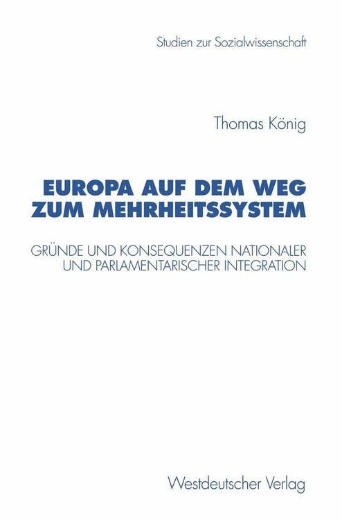 Produktbild: Europa auf dem Weg zum Mehrheitssystem