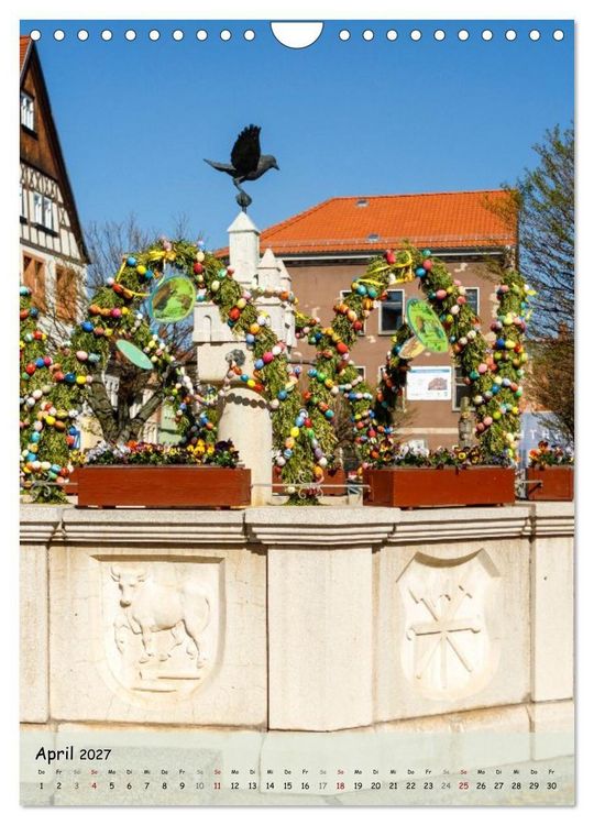 Produktbild: Neustadt an der Orla (Wandkalender 2027 DIN A4 hoch), CALVENDO Monatskalender