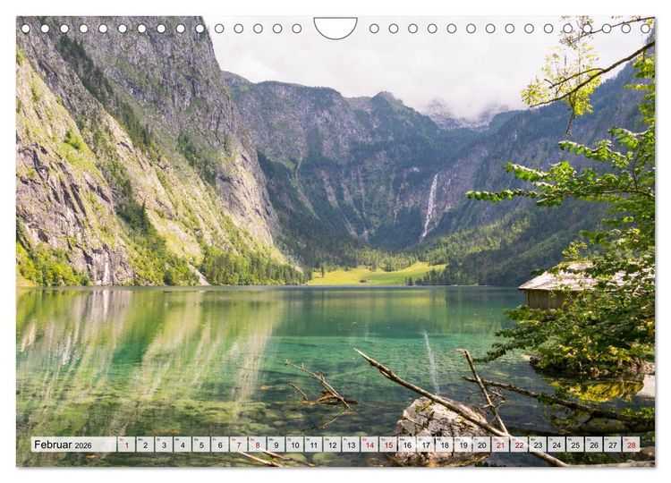 Produktbild: Wanderparadies Bayerische Alpen (Wandkalender 2026 DIN A4 quer), CALVENDO Monatskalender
