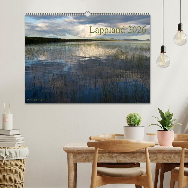 Produktbild: Lappland 2026 (Wandkalender 2026 DIN A2 quer), CALVENDO Monatskalender