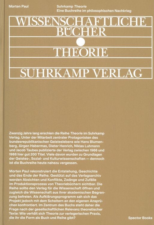 Produktbild: Suhrkamp Theorie