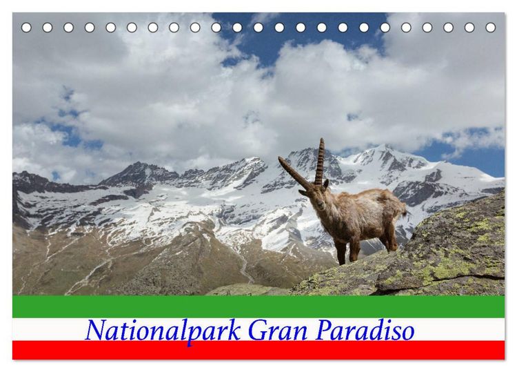Produktbild: Nationalpark Gran Paradiso (Tischkalender 2026 DIN A5 quer), CALVENDO Monatskalender