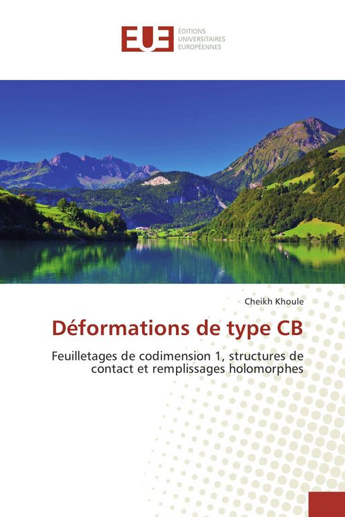 Produktbild: D&eacute;formations de type CB