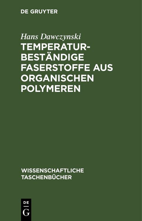 Produktbild: Temperaturbest&auml;ndige Faserstoffe aus organischen Polymeren