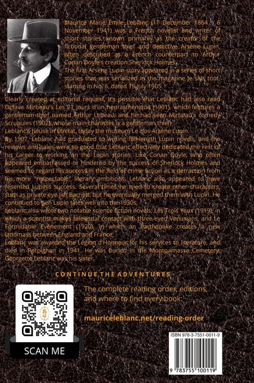 Produktbild: The Extraordinary Adventures of Arsene Lupin, Gentleman-Burglar by Maurice Leblanc
