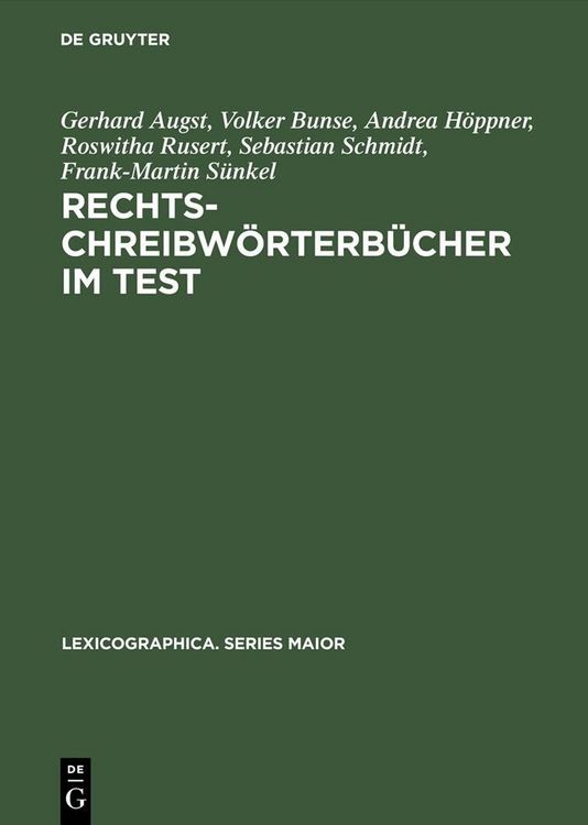 Produktbild: Rechtschreibw&ouml;rterb&uuml;cher im Test