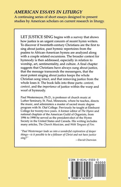 Produktbild: Let Justice Sing