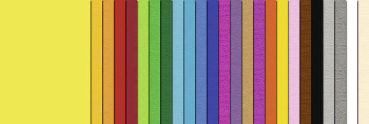 Produktbild: URSUS Basispapiere Super-Tonkartonblock, 220 g/m&sup2;, Format 24 x 34 cm, 50 Blatt sortiert