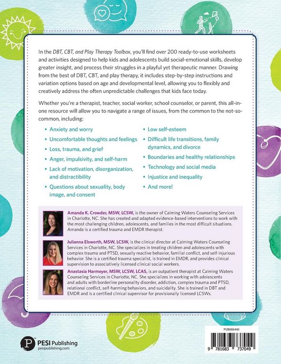Produktbild: Dbt, Cbt, and Play Therapy Toolbox for Children and Adolescents