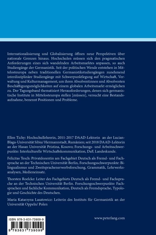 Produktbild: Germanistik und Wirtschaft in der Diskussion