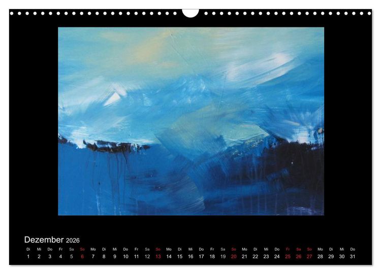 Produktbild: Kunstkalender von Michaela Nagel (Wandkalender 2026 DIN A3 quer), CALVENDO Monatskalender