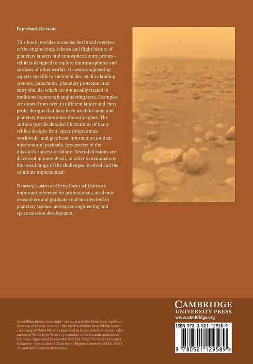 Produktbild: Planetary Landers and Entry Probes